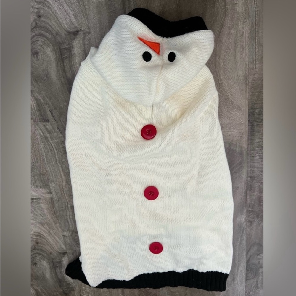 Dog Sweater | Snowman costume/sweater